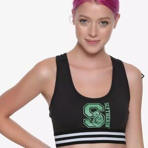 Harry Potter Slytherin Low-Impact Sports Bra Small